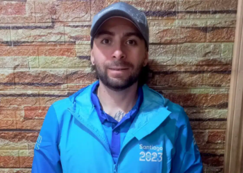 Edwin Carrazana: Estudiante UBO se la juega como voluntario en los Panamericanos Santiago 2023