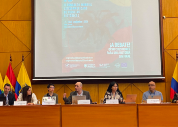 CEHH-UBO amplía vínculos académicos internacionales en congreso de Ciencias Históricas en Ecuador