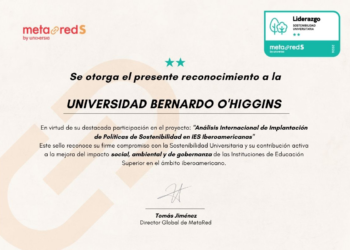 UBO obtiene Sello de Liderazgo MetaRed S 2026 y consolida su compromiso con la sostenibilidad